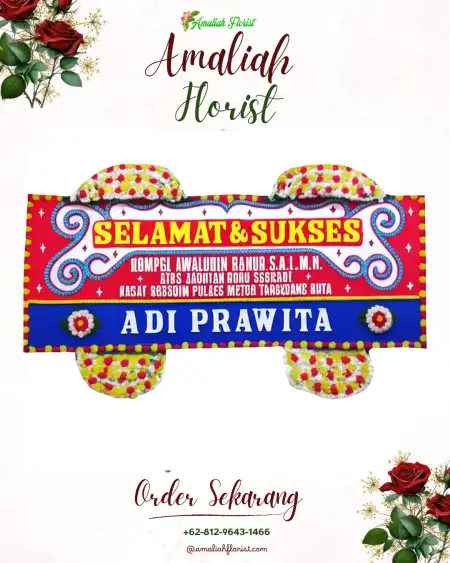 Papan Bunga Ucapan Selamat Kebaturan